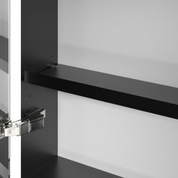 Villeroy & Boch My View+ szafka 60x16,8x75 cm z lustrem do zabudowy lewa aluminium B4826L00