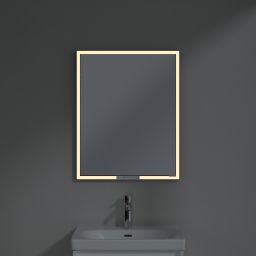 Villeroy & Boch My View+ szafka 60x16,8x75 cm z lustrem do zabudowy lewa aluminium B4826L00