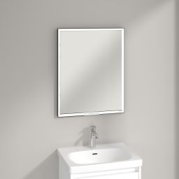 Villeroy & Boch My View+ szafka 60x16,8x75 cm z lustrem do zabudowy lewa aluminium B4826L00