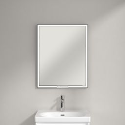 Villeroy & Boch My View+ szafka 60x16,8x75 cm z lustrem do zabudowy lewa aluminium B4826L00