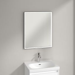 Villeroy & Boch My View+ szafka 60x16,8x75 cm z lustrem do zabudowy prawa aluminium B4826R00