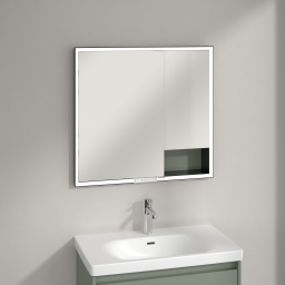 Villeroy & Boch My View+ szafka 80x16,8x75 cm z lustrem  Soft Green B48280AF