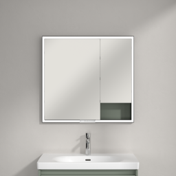 Villeroy & Boch My View+ szafka 80x16,8x75 cm z lustrem  Soft Green B48280AF