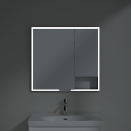 Villeroy & Boch My View+ szafka 80x16,8x75 cm z lustrem Brilliant White B48280VE