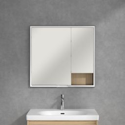 Villeroy & Boch My View+ szafka 80x16,8x75 cm z lustrem do zabudowy Nordic Oak B48280VJ