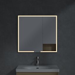 Villeroy & Boch My View+ szafka 80x16,8x75 cm z lustrem do zabudowy Nordic Oak B48280VJ