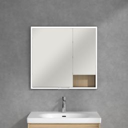 Villeroy & Boch My View+ szafka 80x16,8x75 cm z lustrem do zabudowy Nordic Oak B48280VJ