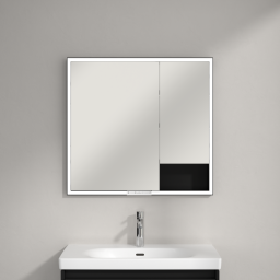 Villeroy & Boch My View+ szafka 80x16,8x75 cm z lustrem Volcano Black B48280VL