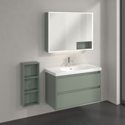 Villeroy & Boch My View+ szafka 30x16,7x75 cm boczna wisząca Soft Green B85530AF