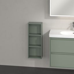 Villeroy & Boch My View+ szafka 30x16,7x75 cm boczna wisząca Soft Green B85530AF