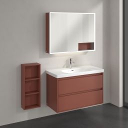 Villeroy & Boch My View+ szafka 30x16,7x75 cm boczna wisząca Wine Red B85530AH