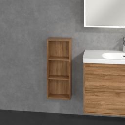 Villeroy & Boch My View+ szafka 30x16,7x75 cm boczna wisząca Oak Kansas B85530RH