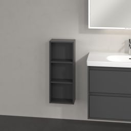 Villeroy & Boch My View+ szafka 30x16,7x75 cm boczna wisząca Graphite B85530VR