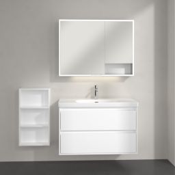 Villeroy & Boch My View+ szafka 40x16,7x75 cm boczna wisząca Brilliant White B85540VE