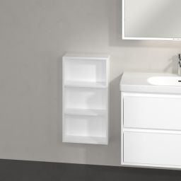 Villeroy & Boch My View+ szafka 40x16,7x75 cm boczna wisząca Brilliant White B85540VE