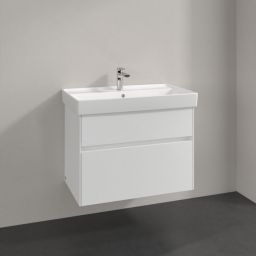 Villeroy & Boch Collaro szafka 75,4 cm podumywalkowa wisząca glossy white C01000DH