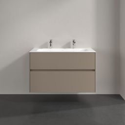 Villeroy & Boch Collaro szafka 99,6x49,8x60,3 cm podumywalkowa wisząca Taupe C13900VM