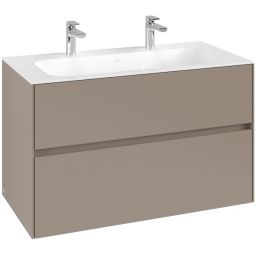 Villeroy & Boch Collaro szafka 99,6x49,8x60,3 cm podumywalkowa wisząca Taupe C13900VM