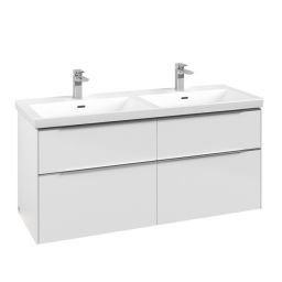 Villeroy & Boch Subway 3.0 szafka 127,2 cm podumywalkowa wisząca Brillant White C568L0VE