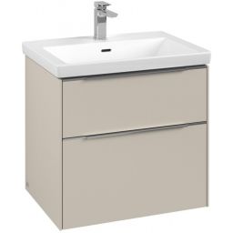 Villeroy & Boch Subway 3.0 szafka 62,2 cm podumywalkowa wisząca Cashmere Grey C57600VN