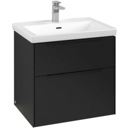 Villeroy & Boch Subway 3.0 szafka 62,2x47,8x57,6 cm podumywalkowa wisząca Volcano Black C576L1VL