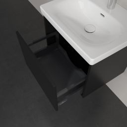 Villeroy & Boch Skyla szafka 52,2x42,4x43,6 cm podumywalkowa wisząca Volcano Black C78300VL