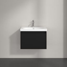 Villeroy & Boch Skyla szafka 62,2x43,9x43,6 cm podumywalkowa wisząca Volcano Black C78500VL