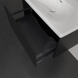 Villeroy & Boch Skyla szafka 77,2x43,9x43,6 cm podumywalkowa wisząca Volcano Black C78600VL