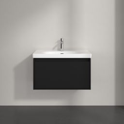 Villeroy & Boch Skyla szafka 77,2x43,9x43,6 cm podumywalkowa wisząca Volcano Black C78600VL