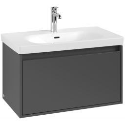 Villeroy & Boch Skyla szafka 77,2x43,9x43,6 cm podumywalkowa wisząca Graphite C78600VR