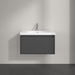 Villeroy & Boch Skyla szafka 77,2x43,9x43,6 cm podumywalkowa wisząca Graphite C78600VR