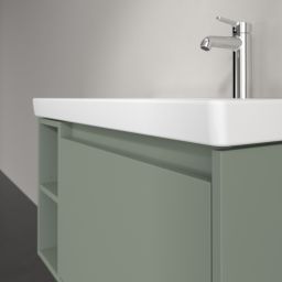 Villeroy & Boch Skyla szafka 77,2x43,9x43,6 cm podumywalkowa wisząca prawa Soft Green C78700AF