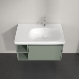 Villeroy & Boch Skyla szafka 77,2x43,9x43,6 cm podumywalkowa wisząca prawa Soft Green C78700AF