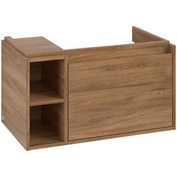 Villeroy & Boch Skyla szafka 77,2x43,9x43,6 cm podumywalkowa wisząca prawa Oak Kansas C78700RH