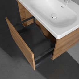 Villeroy & Boch Skyla szafka 77,2x43,9x43,6 cm podumywalkowa wisząca prawa Oak Kansas C78700RH