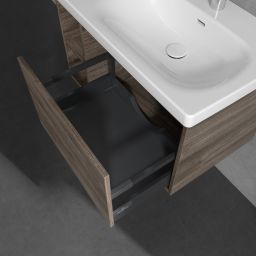 Villeroy & Boch Skyla szafka 77,2x43,9x43,6 cm podumywalkowa wisząca prawa Stone Oak C78700RK