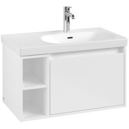Villeroy & Boch Skyla szafka 77,2x43,9x43,6 cm podumywalkowa wisząca prawa Brilliant White C78700VE