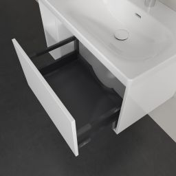 Villeroy & Boch Skyla szafka 77,2x43,9x43,6 cm podumywalkowa wisząca prawa Brilliant White C78700VE