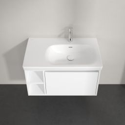 Villeroy & Boch Skyla szafka 77,2x43,9x43,6 cm podumywalkowa wisząca prawa Brilliant White C78700VE