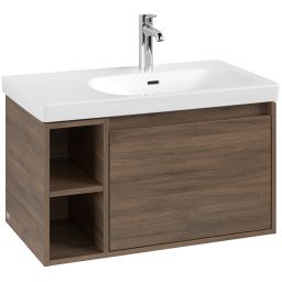 Villeroy & Boch Skyla szafka 77,2x43,9x43,6 cm podumywalkowa wisząca prawa Arizona Oak C78700VH