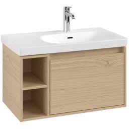 Villeroy & Boch Skyla szafka 77,2x43,9x43,6 cm podumywalkowa wisząca prawa Nordic Oak C78700VJ