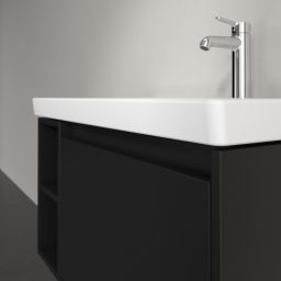 Villeroy & Boch Skyla szafka 77,2x43,9x43,6 cm podumywalkowa wisząca prawa Volcano Black C78700VL