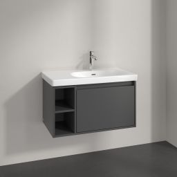 Villeroy & Boch Skyla szafka 77,2x43,9x43,6 cm podumywalkowa wisząca prawa Graphite C78700VR