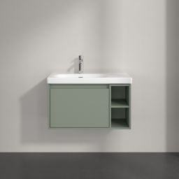 Villeroy & Boch Skyla szafka 77,2x43,9x43,6 cm podumywalkowa wisząca lewa Soft Green C78800AF