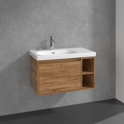 Villeroy & Boch Skyla szafka 77,2x43,9x43,6 cm podumywalkowa wisząca lewa Oak Kansas C78800RH