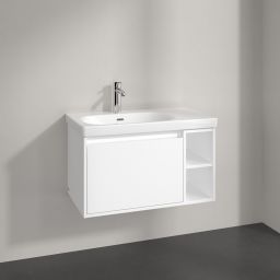 Villeroy & Boch Skyla szafka 77,2x43,9x43,6 cm podumywalkowa wisząca lewa Brilliant White C78800VE