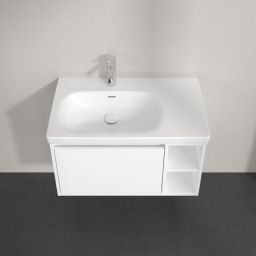 Villeroy & Boch Skyla szafka 77,2x43,9x43,6 cm podumywalkowa wisząca lewa Brilliant White C78800VE