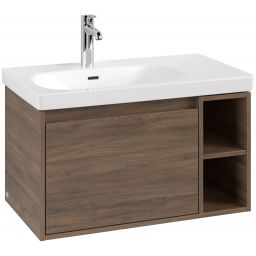 Villeroy & Boch Skyla szafka 77,2x43,9x43,6 cm podumywalkowa wisząca lewa Arizona Oak C78800VH