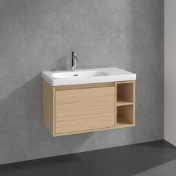 Villeroy & Boch Skyla szafka 77,2x43,9x43,6 cm podumywalkowa wisząca lewa Nordic Oak C78800VJ
