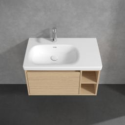 Villeroy & Boch Skyla szafka 77,2x43,9x43,6 cm podumywalkowa wisząca lewa Nordic Oak C78800VJ